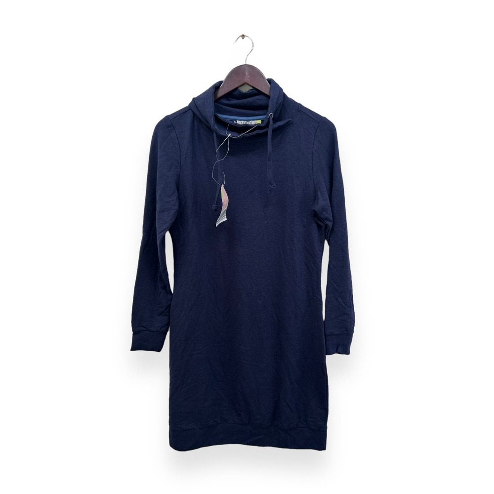 Serra Navy Hoodie Dress